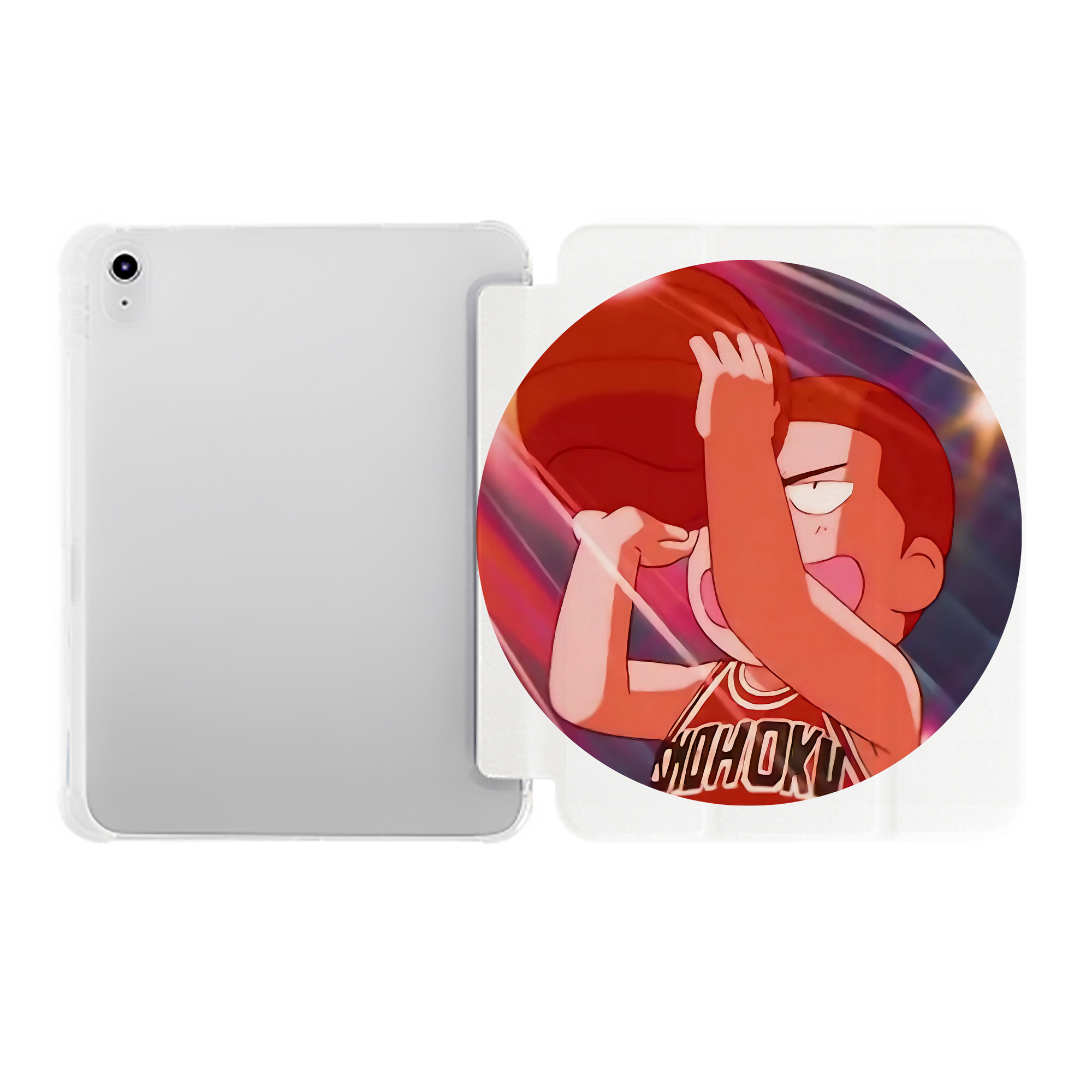 （画像用） SLAM DUNK／スラムダンク IPad ケース ペン収納付き 三つ折りスタンド PUレザー×シリコン 対応機種9.5/10.5/10.9インチ